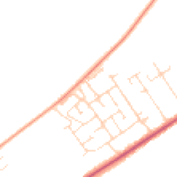 Daytime road noise heatmap for LN10 6BB