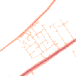 Daytime road noise heatmap for LN10 6BD