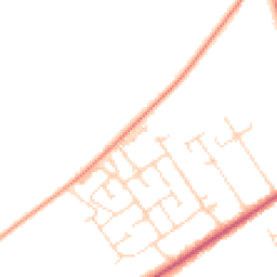 Daytime road noise heatmap for LN10 6BE