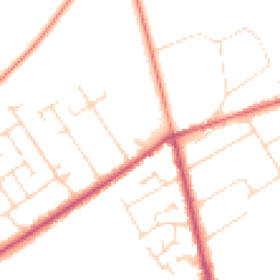 Daytime road noise heatmap for LN10 6DA
