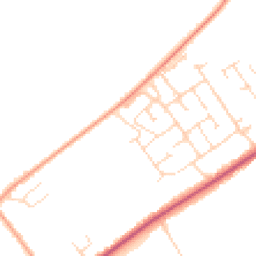 Daytime road noise heatmap for LN10 6GA