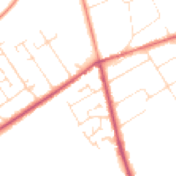 Daytime road noise heatmap for LN10 6NA