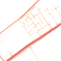 Daytime road noise heatmap for LN10 6PH