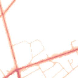 Daytime road noise heatmap for LN10 6QD