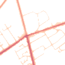 Daytime road noise heatmap for LN10 6QL