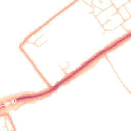 Daytime road noise heatmap for LN10 6QU