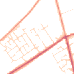 Daytime road noise heatmap for LN10 6RE
