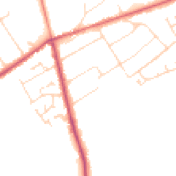 Daytime road noise heatmap for LN10 6TJ