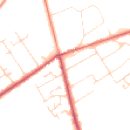 Daytime road noise heatmap for LN10 6TU
