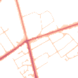Daytime road noise heatmap for LN10 6TZ