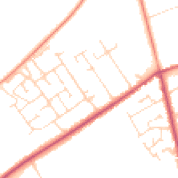 Daytime road noise heatmap for LN10 6UF