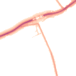 Daytime road noise heatmap for LN10 6XX