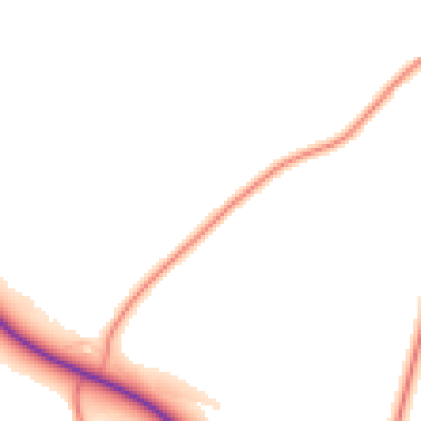 Daytime road noise heatmap for LN13 0AT