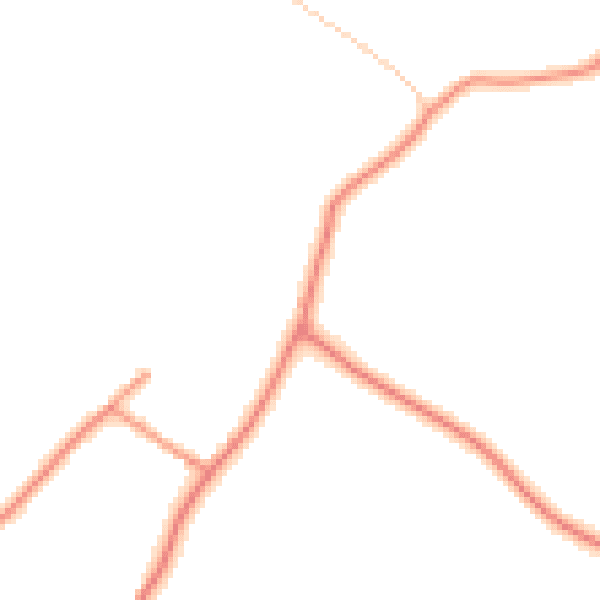 Daytime road noise heatmap for LN13 0AW