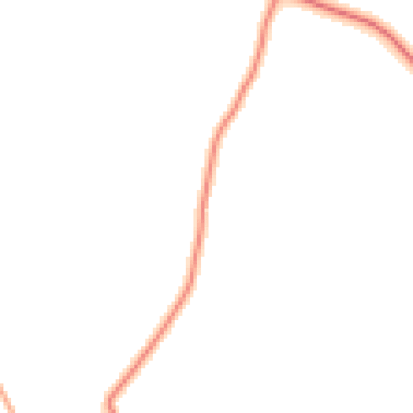 Daytime road noise heatmap for LN13 0BL