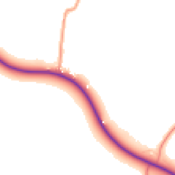 Daytime road noise heatmap for LN13 0BX