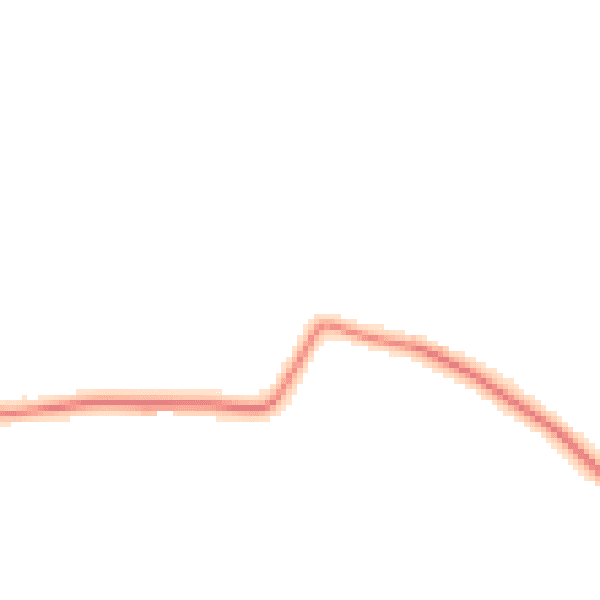 Daytime road noise heatmap for LN13 0DD