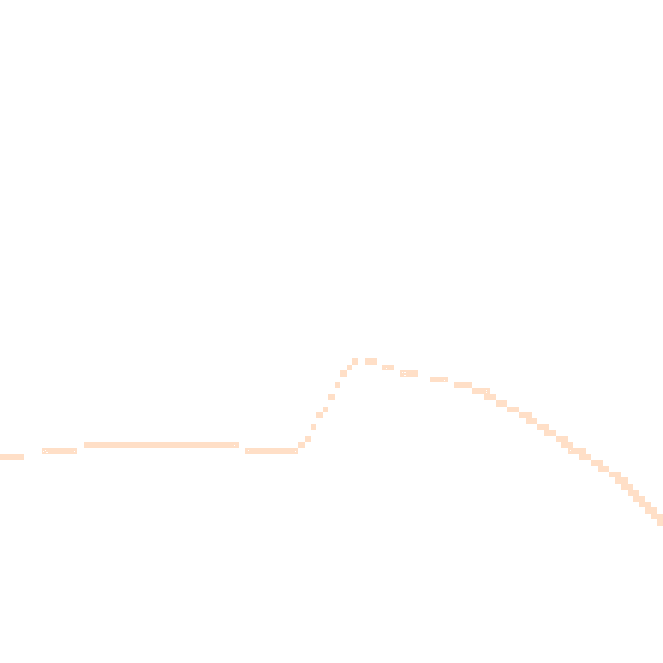 Night-time road noise heatmap for LN13 0DD