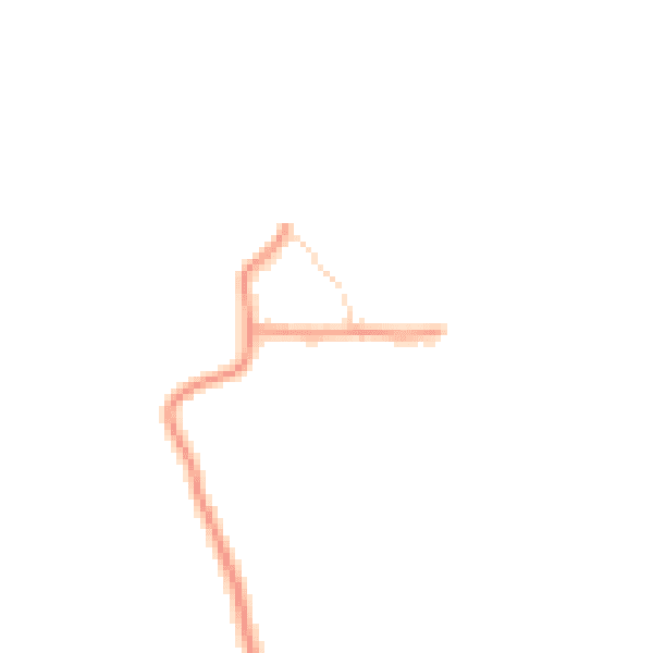 Daytime road noise heatmap for LN13 0DP