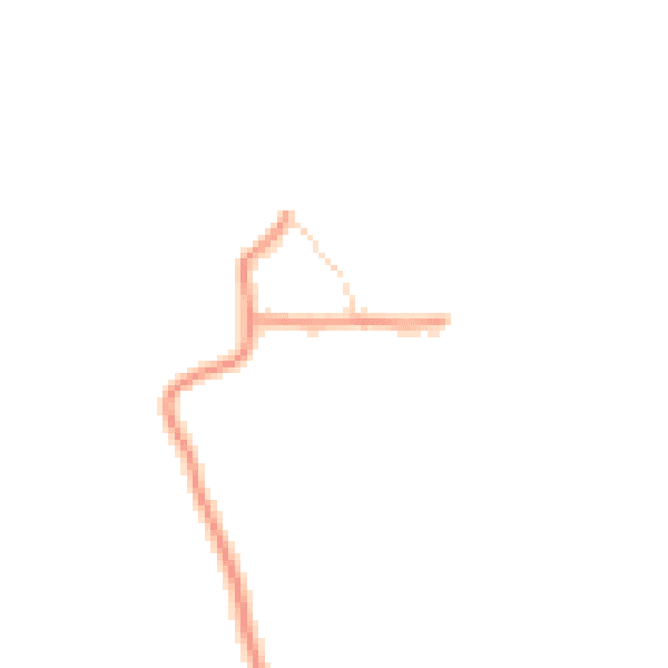 Daytime road noise heatmap for LN13 0DW