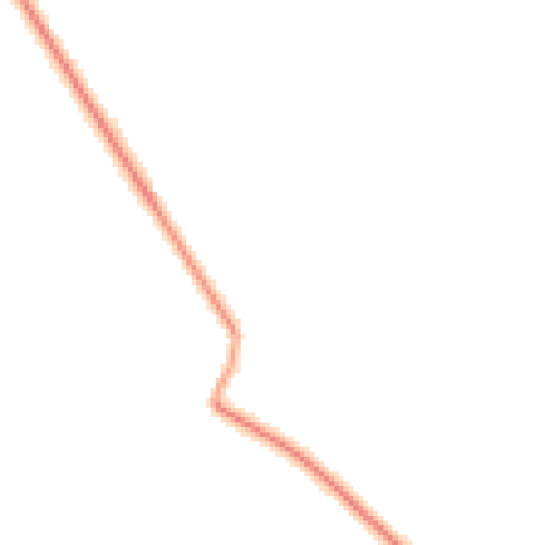 Night-time road noise heatmap for LN13 0HF