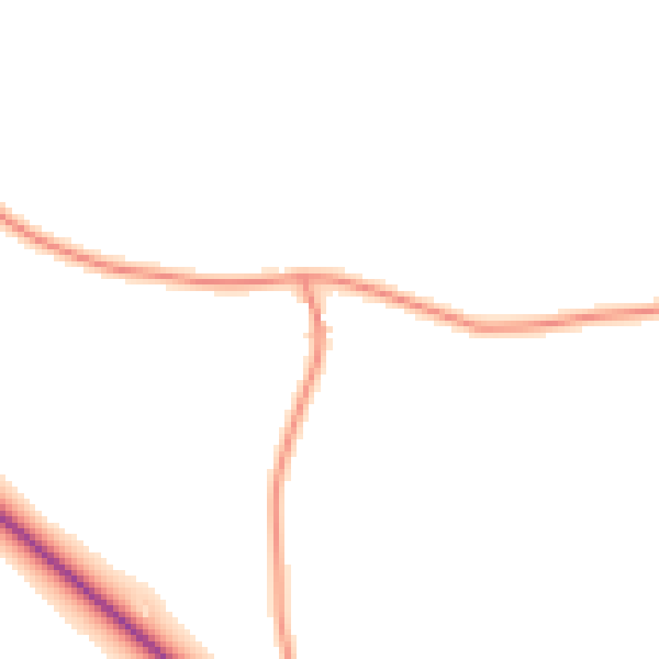 Daytime road noise heatmap for LN13 0HH