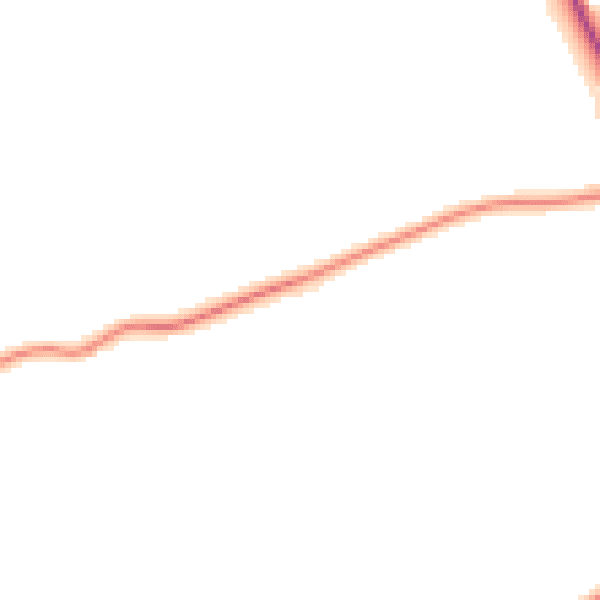 Daytime road noise heatmap for LN13 0HL