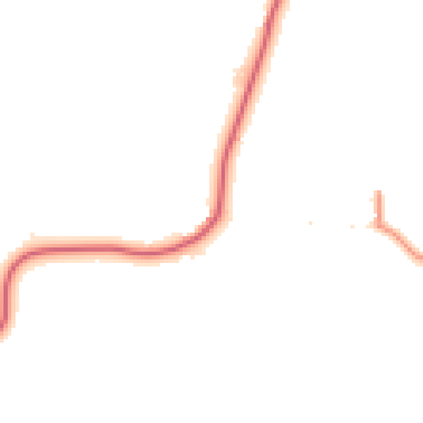 Daytime road noise heatmap for LN13 0JF