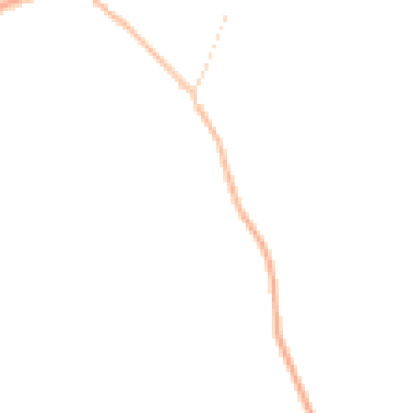 Night-time road noise heatmap for LN13 9BX