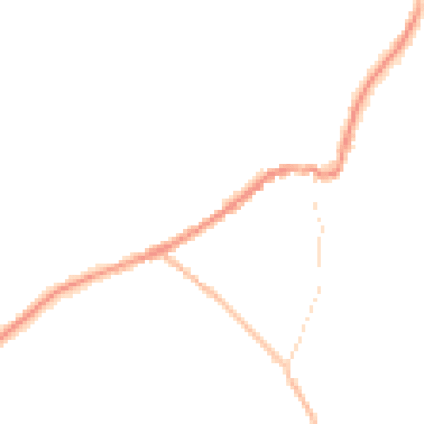 Night-time road noise heatmap for LN13 9DJ