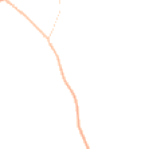 Night-time road noise heatmap for LN13 9FD
