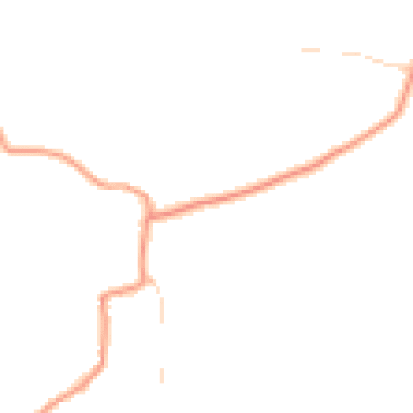 Daytime road noise heatmap for LN13 9LB