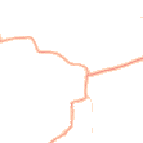Daytime road noise heatmap for LN13 9LD