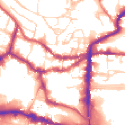 Daytime road noise heatmap for LN2 1AL