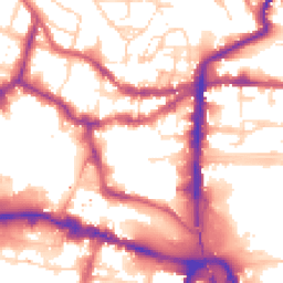 Daytime road noise heatmap for LN2 1AP