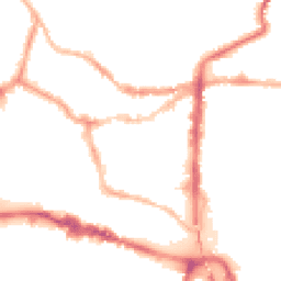 Night-time road noise heatmap for LN2 1AP