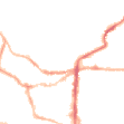Night-time road noise heatmap for LN2 1BD