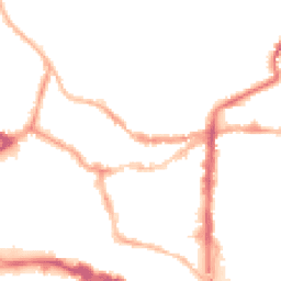Night-time road noise heatmap for LN2 1HL