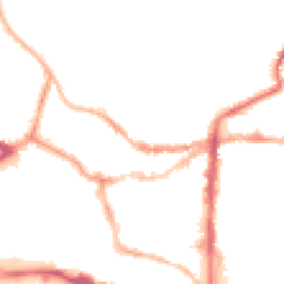 Night-time road noise heatmap for LN2 1HN