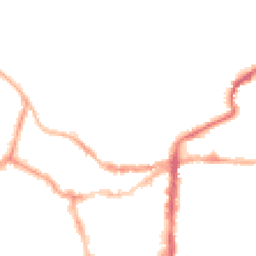 Night-time road noise heatmap for LN2 1JA
