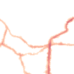 Night-time road noise heatmap for LN2 1JD