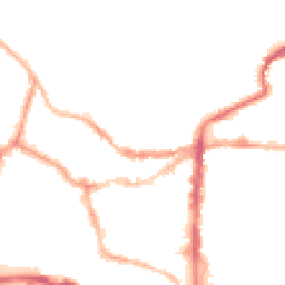 Night-time road noise heatmap for LN2 1JG