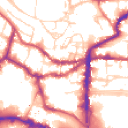 Daytime road noise heatmap for LN2 1JS