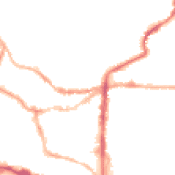 Night-time road noise heatmap for LN2 1LD