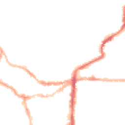 Night-time road noise heatmap for LN2 1LP
