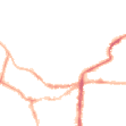 Night-time road noise heatmap for LN2 1LS