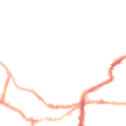 Night-time road noise heatmap for LN2 1LU