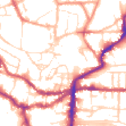 Daytime road noise heatmap for LN2 1LZ