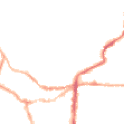 Night-time road noise heatmap for LN2 1NA