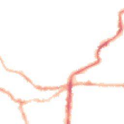 Night-time road noise heatmap for LN2 1ND
